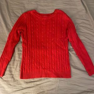 Red, White Stag Sweater